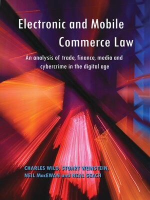cover image of Electronic and Mobile Commerce Law